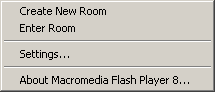 Room Group Context Menu