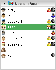 Users in Chat/Room